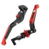 CHIFUN Brake and Clutch Lever Set for F750GS F850GS F900GS 2017-2024, F900R F900XR 2019-2026, F850GS Adv 20172024, F900GS Adv 2023-2026, Foldable Length Adjustable Handlebar Lever (Red) view 4