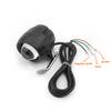 L-faster 12V-89V Light Switch with Horn Black LED Headlight for Bike Scooter Motorcycle view 2