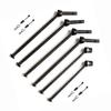 Mesimsple Steel Kraton 6S Drive Shaft Set & Body Clips for Arrma 1/8 Kraton Outcast 6S BLX Front Rear Center CVD Driveshaft Upgrades Part view 1