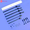 Mesimsple Steel Kraton 6S Drive Shaft Set & Body Clips for Arrma 1/8 Kraton Outcast 6S BLX Front Rear Center CVD Driveshaft Upgrades Part view 3