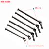 Mesimsple Steel Kraton 6S Drive Shaft Set & Body Clips for Arrma 1/8 Kraton Outcast 6S BLX Front Rear Center CVD Driveshaft Upgrades Part view 4