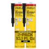 Stanley S430 High-Temp RTV Silicone Gasket Maker - Oil, Vibration and Heat Resistant Black Silicone Sealant for Automotive Valve Covers and Engine Parts, 10.1 fl.oz. Black,2 Pack view 1