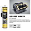 Stanley S430 High-Temp RTV Silicone Gasket Maker - Oil, Vibration and Heat Resistant Black Silicone Sealant for Automotive Valve Covers and Engine Parts, 10.1 fl.oz. Black,2 Pack view 2