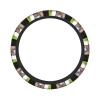 A Tabby cat on The Grass Car Steering Wheel Cover Elastic Stretch Steering Wheel Covers 15 Inch Soft Universal Steering Wheel Protector Breathable Non-Slip Car Accessories for SUVs Vans Trucks view 2