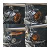 JevLoN Compatible with R1250GS R1250 R 1250 GS ADV Adventure 2018 2019 2020 2021 2022 Motorcycle Fog Lamp Light Cover Guard Grille Protector (Color : Black no Logo) view 2