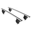 accessorypart Compatible with Lancia Thema 2 2011-2014 ACE-4 Car Roof Rack Cross Bar Grey Aluminium 2 Bars view 1