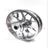 KEBEILEE CNC Aluminum Rear Wheel Blue Rocketwheel Design For LOSI Promoto MX 1:4 (Silver) view 2