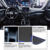 KENTUTO for Nissan Sentra Accessories 2025 2024 2023 2022 2021 2020 Custom Cup Holder Insert Liners Center Console Liners Interior Door Pockets Rubber Pad Mat Kit (15PCS, Blue Trim) view 3
