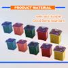 10PCS Mini Block Fuse car Fuse Square Low Profile Box Shaped Kit 20A 30A 40A 50A 60A for Car, SUV, RV, Caravan, Golf Cart, Truck and Other Vehicles, Low(2pcs Each) view 4