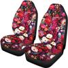 Beauty Collector Flowers Blossom Car Seat Covers Full Set Vehicle Seat Cushion Protector Soft Durable Car Back Seat Cover and Front Covers Graphic view 3