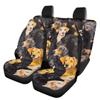 Beauty Collector Dogs Car Seat Cover Front Seat Cover and Bench Cover(2pc Split Bench Cover), Elastic Polyester Seat Covers Full Set, Universal Fit for Cars SUV view 1