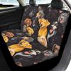 Beauty Collector Dogs Car Seat Cover Front Seat Cover and Bench Cover(2pc Split Bench Cover), Elastic Polyester Seat Covers Full Set, Universal Fit for Cars SUV view 2