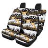 Beauty Collector Music Piano Corgi Car Seat Cover Front Seat Cover and Bench Cover(2pc Split Bench Cover), Elastic Polyester Seat Covers Full Set, Universal Fit for Cars SUV view 1