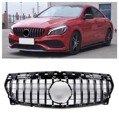 Front Bumper Grille Mesh For Benz CLA W117 CLA200 CLA250 CLA45 2017-2019 Black