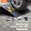 VEVOR Rubber Curb Ramp 2 Pack, 4.3" Rise Height Heavy-Duty 33069 lbs/15 T Capacity Threshold Ramps, Driveway Ramps with Stable Grid Structure for Cars, Wheelchairs, Bikes, Motorcycles view 2