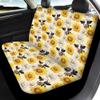 Beauty Collector Sunflower Cow Car Seat Cover Front Seat Cover and Bench Cover(2pc Split Bench Cover), Elastic Polyester Seat Covers Full Set, Universal Fit for Cars SUV view 2