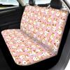 Beauty Collector Pink Hamster Car Seat Cover Front Seat Cover and Bench Cover(2pc Split Bench Cover), Elastic Polyester Seat Covers Full Set, Universal Fit for Cars SUV view 2