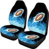 Beauty Collector Flying Rugby Front and Back Seat Cover Set Protector for Men, Car Seat Covers Full Set Universal Cool Winter Warm Seat Cushion Protector view 3