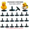 20Pcs Rubber Duck Plug, Plastic Self-Adhesive Rubber Duck Holder for Car Dashboard, Duck Plug Mount Holder for SUV Duck Display Lovers (20) view 4