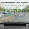 ihreesy HUD Head Up Display for Car,Universal Digital Speedometer Smart Gauge Speedometer GPS Digital Speed Meter Tachometer for Car,KMH,White view 3
