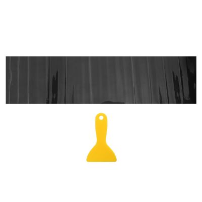 Tyenaza Car Light Film, Car Fog Light Taillight Headlight Film Waterproof DIY Flexible PVC Wrap Film Universal for Vehicle SUV Truck(Shiny Black)