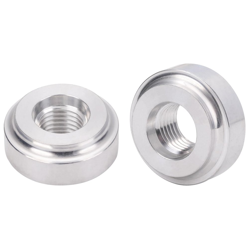Podavelle 4AN -4 ORB O-ring Boss Female Weld On Bung Fitting Adapter Aluminum 2PCS
