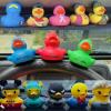 10 Pcs Rubber Duck Plug, Plastic Self-Adhesive Rubber Duck Holder for Car Dashboard, Duck Plug Mount Holder for SUV Duck Display Lovers (10) view 3