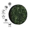 Green Army Digital Camouflage Print Spare Tire Cover Waterproof Dust-Proof Wheel Protectors Universal Weatherproof Camper Tire Covers for Travel Trailer Rv SUV Truck 16 inch view 4