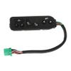 ANTUKO Front Left Seat Heater Switch Black Replacement for 2003-2006 Escalade Suburban Yukon 15116862 901196 901-196 view 2