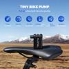 FLEXTAILGEAR Tiny Bike Tire Pump, 100PSI Electric Bicycle Pump, Protable Cycling Pump with Schrader and Presta valves, Integrated Safety Light, 80 Seconds Quick Inflation for Road Bike, Mountain Bike view 2
