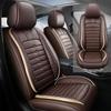 TNOKDY 2 Seat Covers for Lexus RX 350 2010-2024 Nappa Leather Car Seat Covers Waterproof and Dustproof Car Seat Protectors Comfort Car Seat Covers with AirbagCoffee view 1