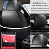 TNOKDY 2 Seat Covers for Lexus RX 350 2010-2024 Nappa Leather Car Seat Covers Waterproof and Dustproof Car Seat Protectors Comfort Car Seat Covers with AirbagCoffee view 4