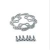 KEBEILEE Stainless Steel Front Brake Disk & Screws kit for LOSI Promoto MX 1:4 view 2