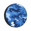 Blue White Camo Premium Spare Tire Cover - Waterproof, Dust-Proof, Universal Protection for Trailers, Rvs, Suvs, and More 14 Inch view 1