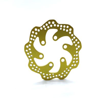 KEBEILEE Stainless Steel Rear Brake Disk for LOSI Promoto-MX Motorcycle 1/4 (gold)