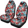 Beauty Collector Butterfly Flower Car Seat Protector Full Set, Auto Seat Cover for Car, Truck SUV Back Seat Cover Seats Full Set, Universal fit for Vehicles Sedan view 3