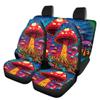 Beauty Collector Galaxy Tie Dye Mushroom Car Seat Protector Full Set, Auto Seat Cover for Car, Truck SUV Back Seat Cover Seats Full Set, Universal fit for Vehicles Sedan view 1