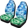 Beauty Collector Blue Green Turtle Car Seat Protector Full Set, Auto Seat Cover for Car, Truck SUV Back Seat Cover Seats Full Set, Universal fit for Vehicles Sedan view 3