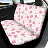 Beauty Collector Pink Cow Strawberry Car Seat Protector Full Set, Auto Seat Cover for Car, Truck SUV Back Seat Cover Seats Full Set, Universal fit for Vehicles Sedan view 2