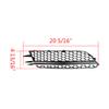 AMOPA Honeycomb Bumper Grille Chrome Trim for 2012-2015 Audi A6 C7 (2 Pcs) view 3