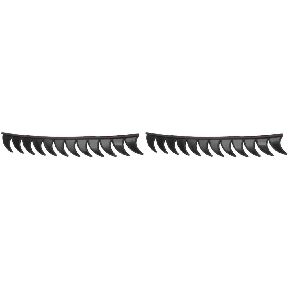 BESPORTBLE 2pcs Retro Helmet Patch Decal for Helmets Head Horn Joint Strip Arc-Shaped