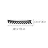 BESPORTBLE 2pcs Retro Helmet Patch Decal for Helmets Head Horn Joint Strip Arc-Shaped view 4