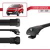 accessorypart Compatible with Citroen Dispatch (K0) 2017-2026 ACE-1 Model Car Roof Rack Cross Bar Black Aluminium 2 Bars view 3