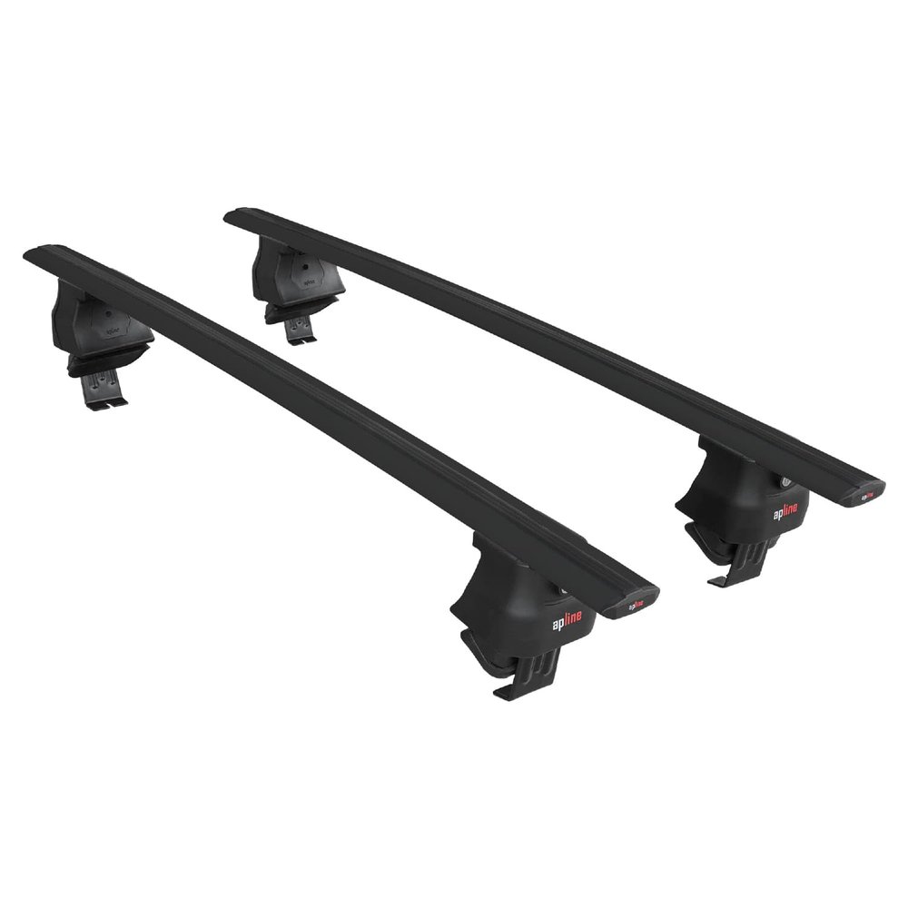 apline Compatible with Fiat Egea HB 2016-2026 ACE-4 Car Roof Rack Cross Bar Black Aluminium 2 Bars