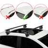 apline Compatible with Fiat Egea HB 2016-2026 ACE-4 Car Roof Rack Cross Bar Black Aluminium 2 Bars view 2