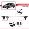 apline Compatible with Fiat Egea HB 2016-2026 ACE-4 Car Roof Rack Cross Bar Black Aluminium 2 Bars view 3