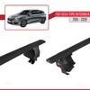 apline Compatible with Fiat Egea HB 2016-2026 ACE-4 Car Roof Rack Cross Bar Black Aluminium 2 Bars view 4