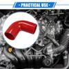VekAuto Degree Elbow Coupler Silicone Hose 70mm 2.76" ID for Car view 2