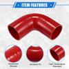 VekAuto Degree Elbow Coupler Silicone Hose 70mm 2.76" ID for Car view 4
