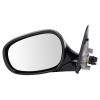 TRQ Driver Side Power Folding Mirror Heated Memory Gloss Black view 1